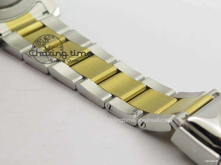 Dial Bracelet Yacht-Master 116622 On SS JF Best Blue A2836 Edition YG 0215